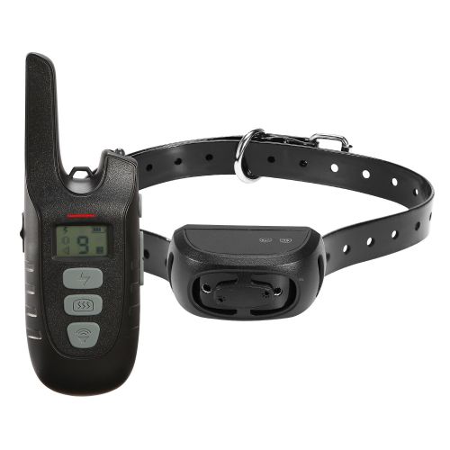 Dog Training Collar IP67 Waterproof Rechargeable Dog Shock Collar w/ 1640FT Remote Range Beep Vibration Shock 3 Training Modes Dog Training Collar IP67 Waterproof Rechargeable Dog Shock Collar w/ 1640FT Remote Range Beep Vibration Shock 3 Training Modes