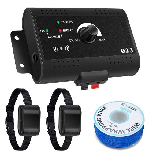 Electric Dog Fence System Pet Tone Shock Boundary Containment Water Resistant Collar Receiver For Small Medium Large Dog Electric Dog Fence System Pet Tone Shock Boundary Containment Water Resistant Collar Receiver For Small Medium Large Dog